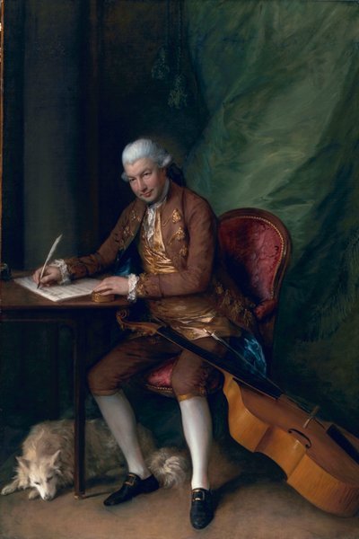 Carl Friedrich Abel, c.1777 da Thomas Gainsborough